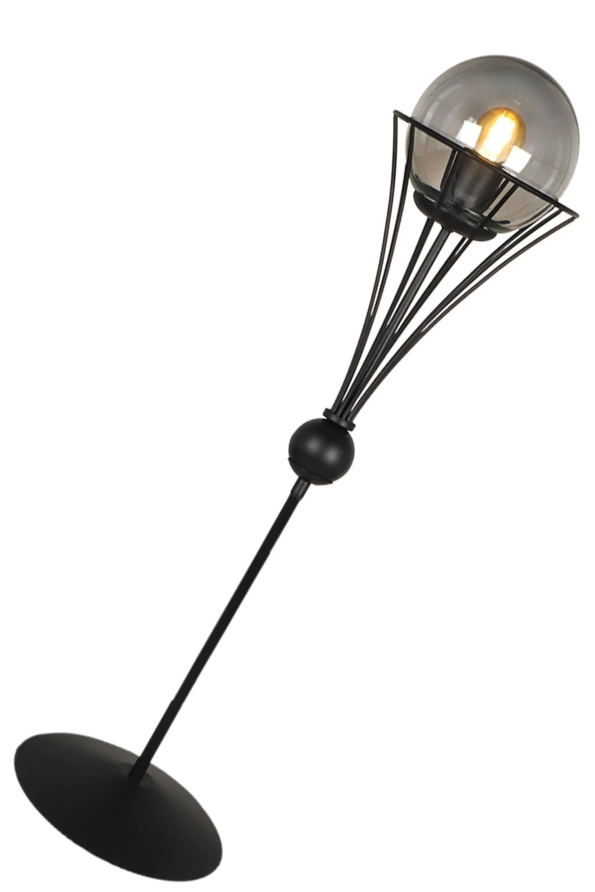 Lambader Ayarlanabilir Lapis Siyah Füme Cam