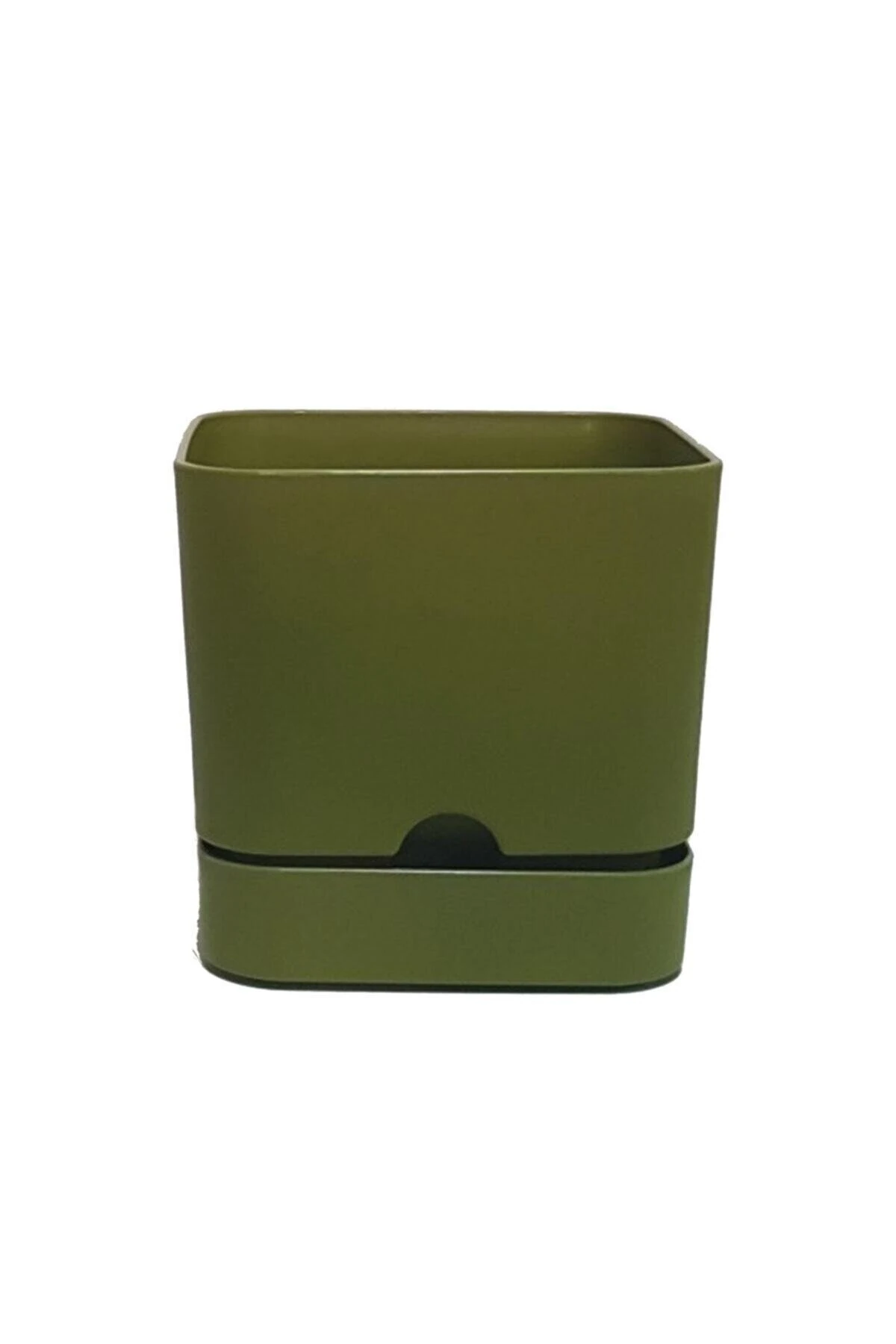 Begonya Kare Saksı 1,5Lt Yosun Yeşil