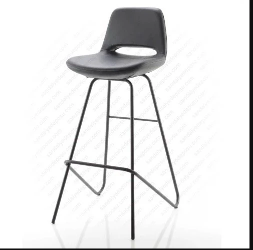 Bar Sandalyesi Rako Eyfel Siyah Minder- Siyah Ayak