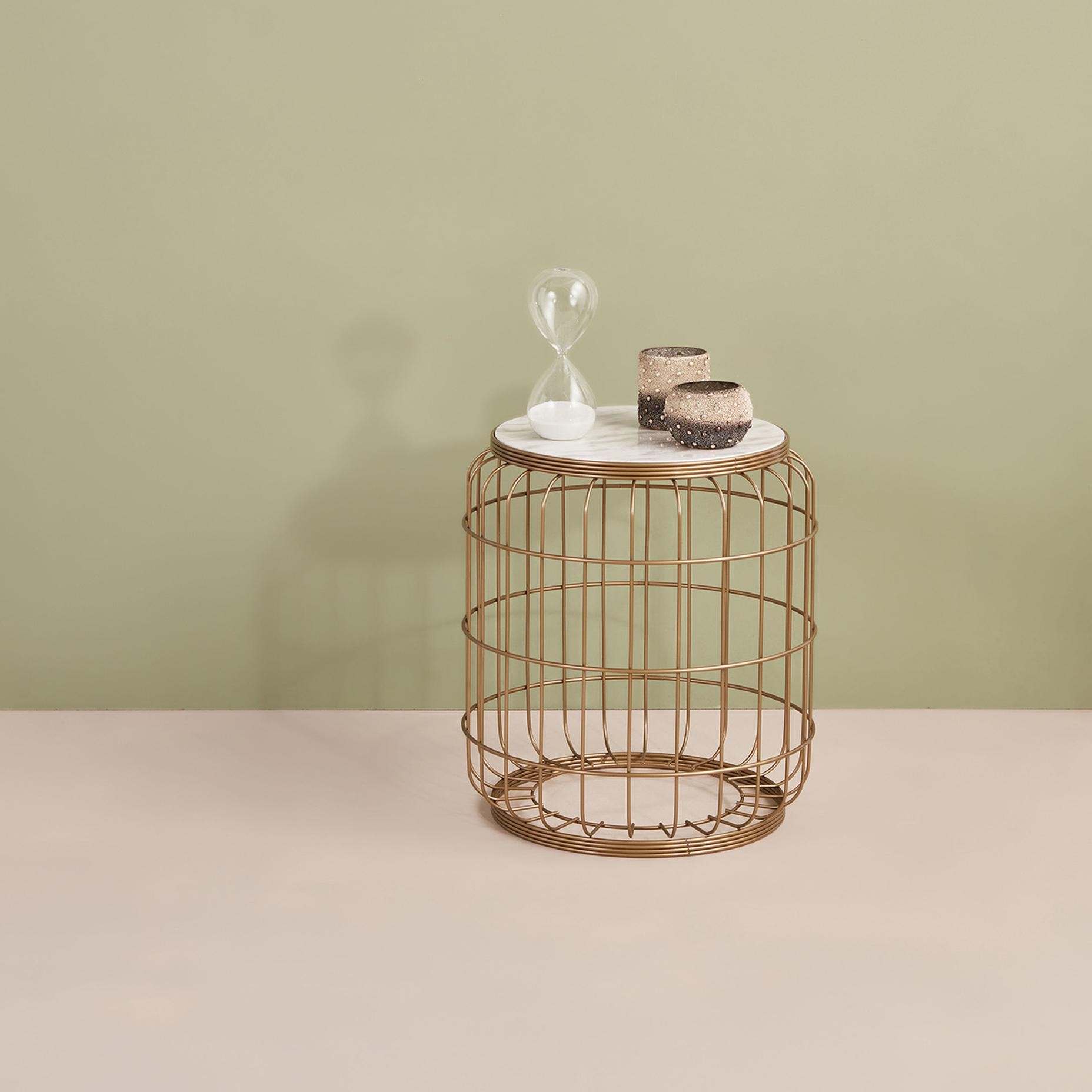 CAMELLIA Sehpa Eskitme-Mermer