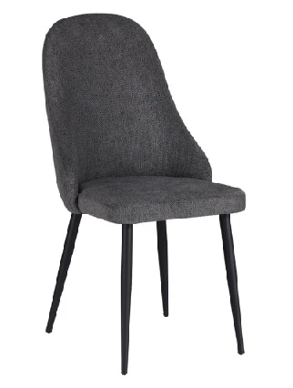 Sandalye Remis Nordic 16 Açık Gri-Siyah Ayak