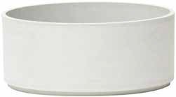 Nova Vita Saksı Daire Beyaz Çap 22cm Yüks.9cm