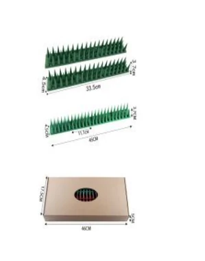 Kuş Konmaz Plastik Yeşil 45x4.5x3.7cm