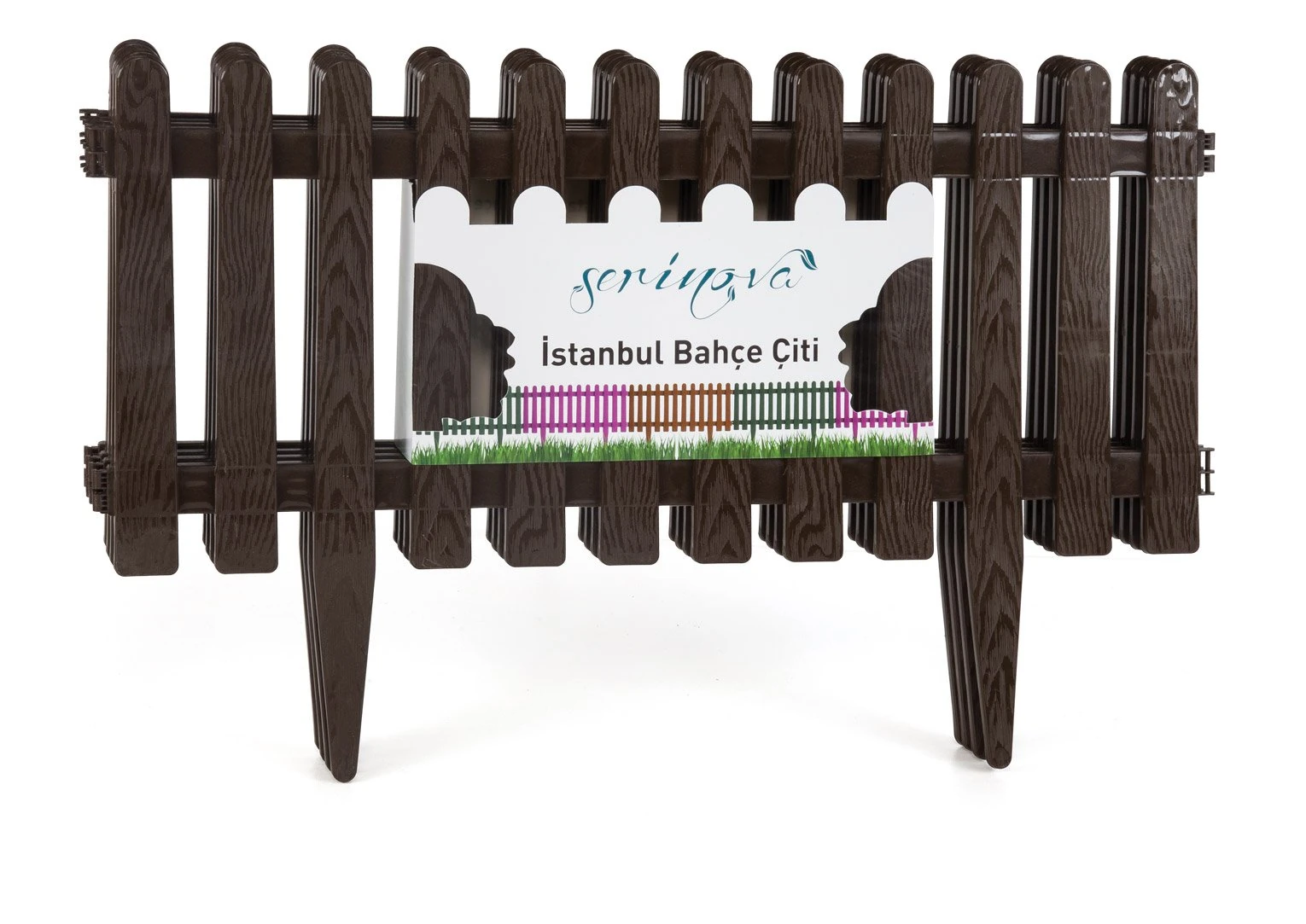 Plastik Çit Kahverengi 55X34 cm