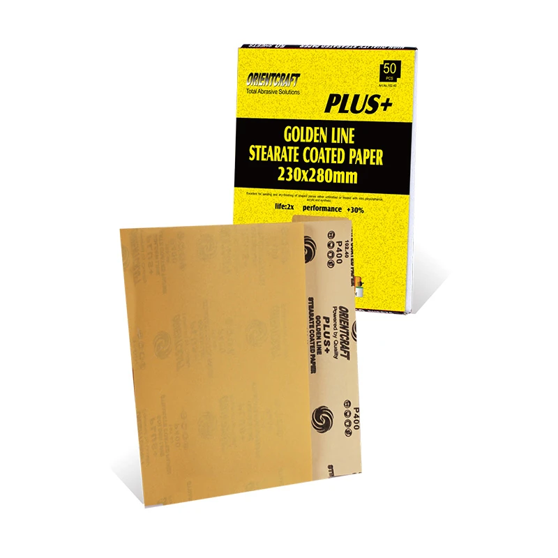 Kuru Zımpara PLUS+GOLDEN LINE 230x280 Gr 400