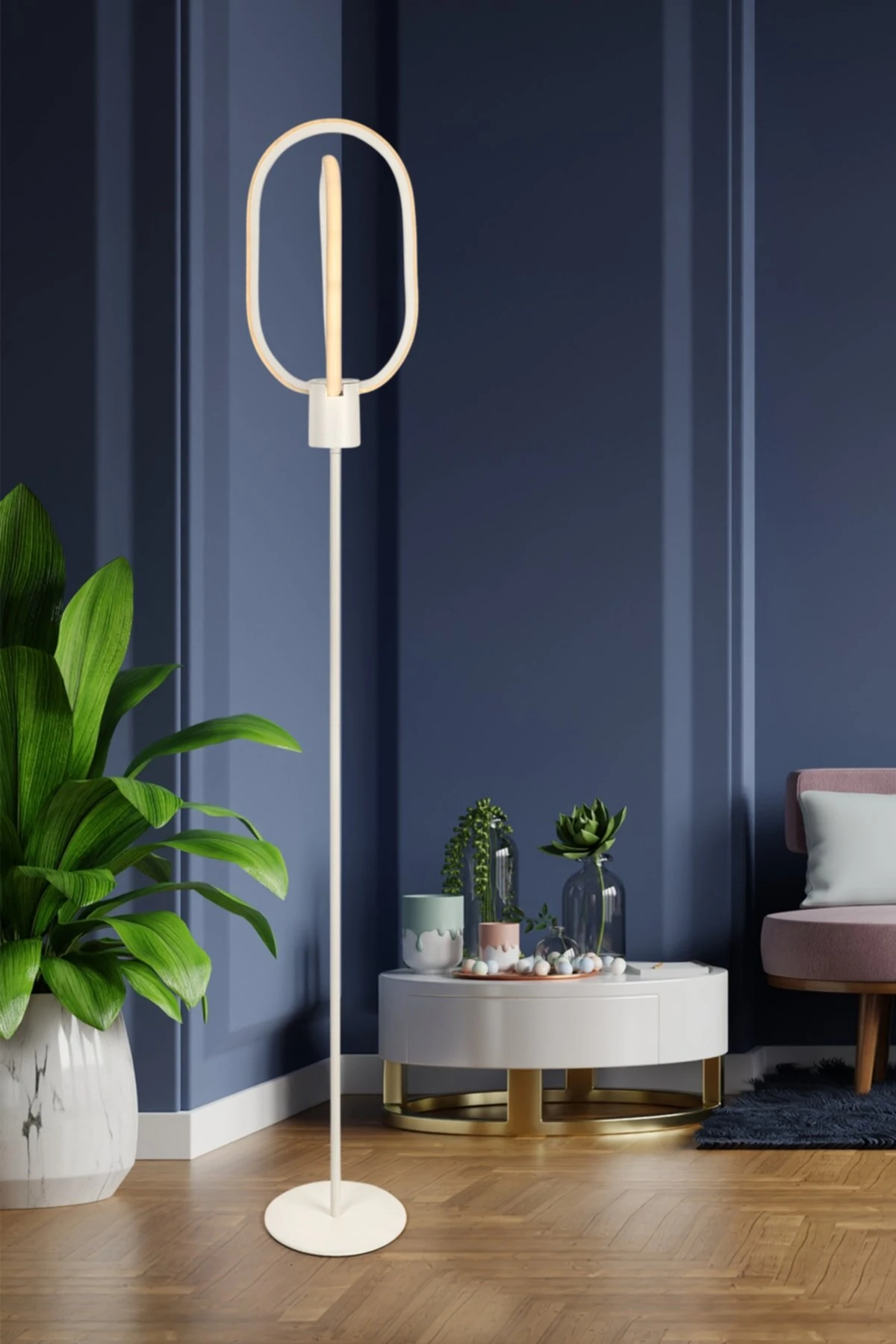 Lambader Ledli Göktuğ Beyaz