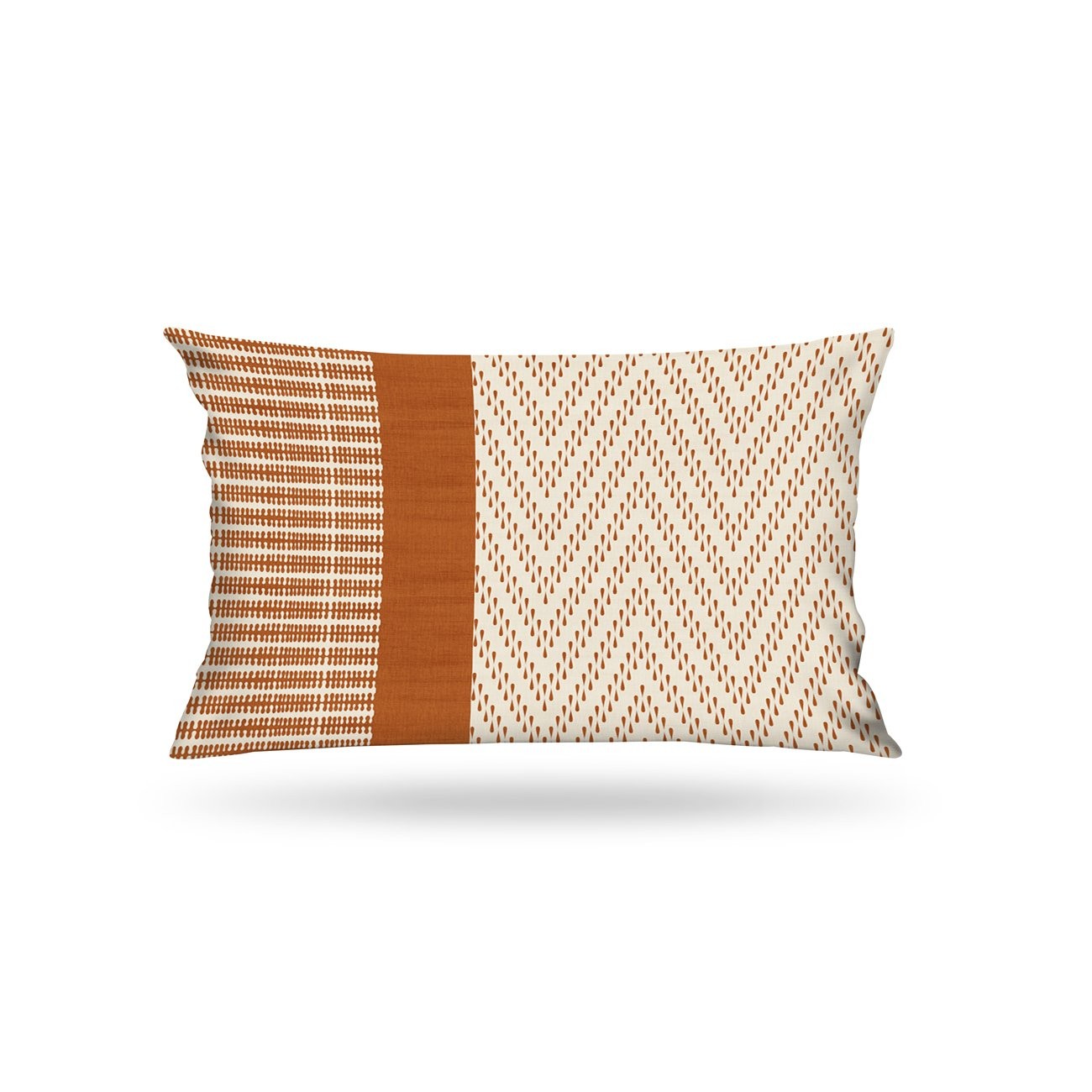 Kırlent Kılıfı İsk. Etn Desen Kahve-Krem 35x50cm