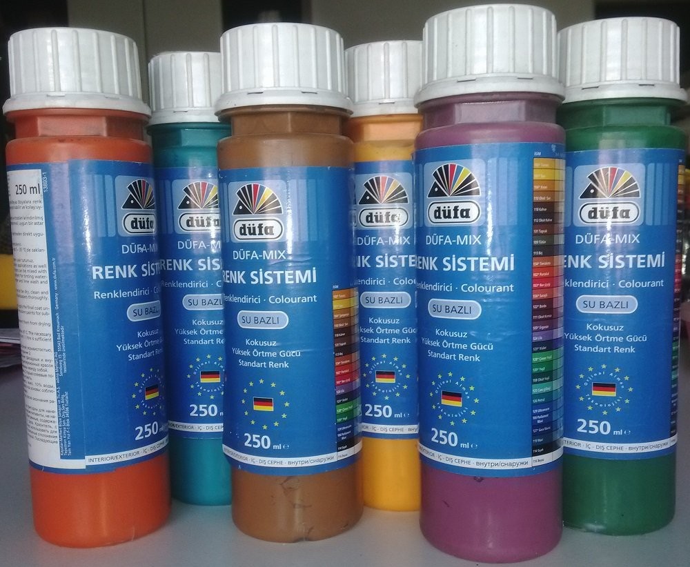 DÜFA MIX Renklendirici 750ML.Cam Göbeği 125