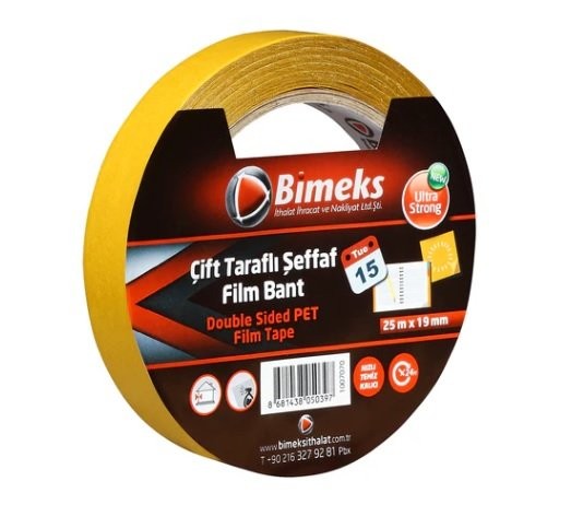 Çift Taraflı Standart Şeffaf Bant 50mmx25mt