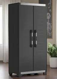 GARAGE XL Uzun Dolap Black 89x54x188 cm