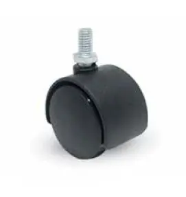 Wheel Bolt Swivel Black 40mm
