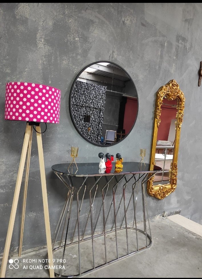 Metal Dresuar+Ayna ANIL  80*40*120cm Krom