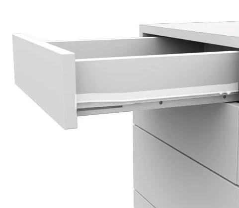 Metal Çekmece Rayı 50cm Beyaz