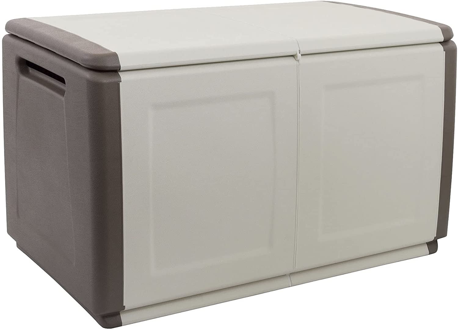 Cube Sandık Pls. Fildişi-Kahve 96x53x57cm 230Lt