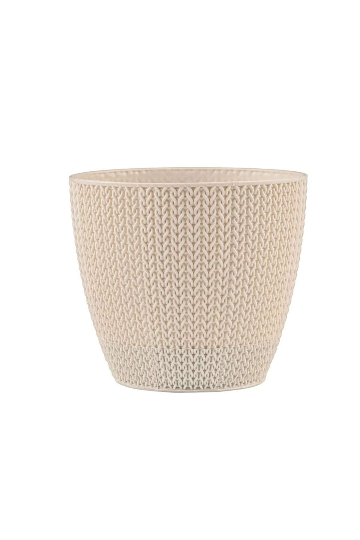 Saksılık Anafor Eskitme- Krem Saksı