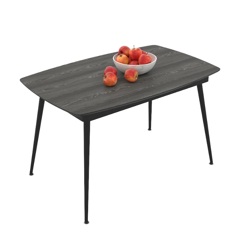 Masa Yense Dining Parlak Siyah 145*40cm