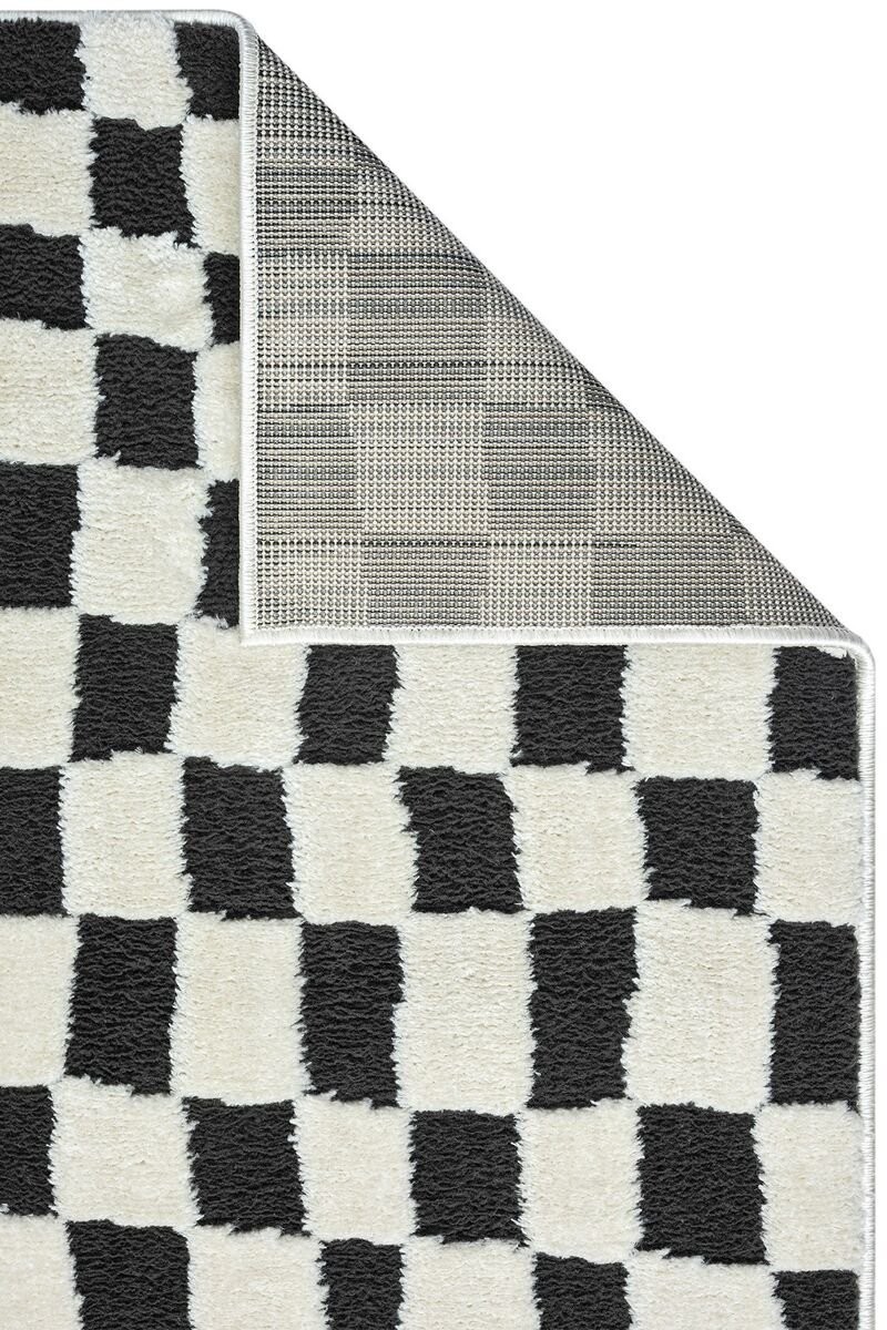 Jung Halı Krem Dama Desen 120x180