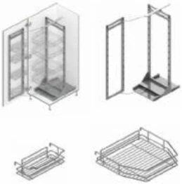 Ahşap Tabanlı İkiz Kiler 125-140 60cm