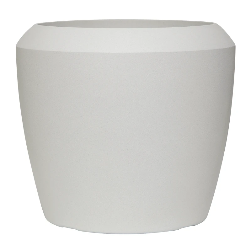 Chalk Saksı  Konik Beyaz Y48-40-31cm 3'lü Set