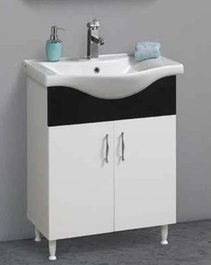 Banyo Dolabı Klasik Alt Modül Belly Beyaz 65cm