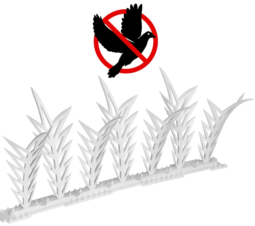 Kuş Konmaz Plastik 30x2.9cm