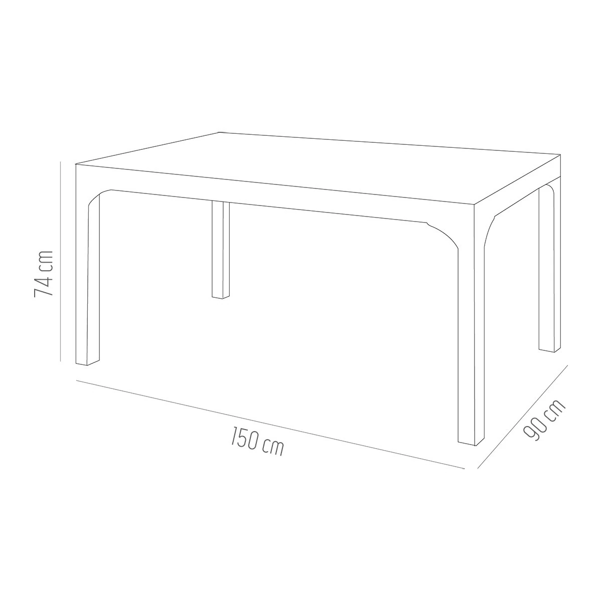 Plastik Rattan 90x150 Olimpia Masa Bej