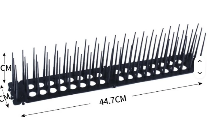 Kuş Konmaz Plastik Siyah 47.2x44.7x10cm