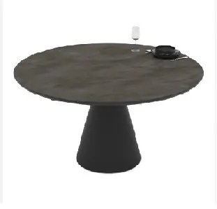 Table Side Irony Super Matte black 150*90cm