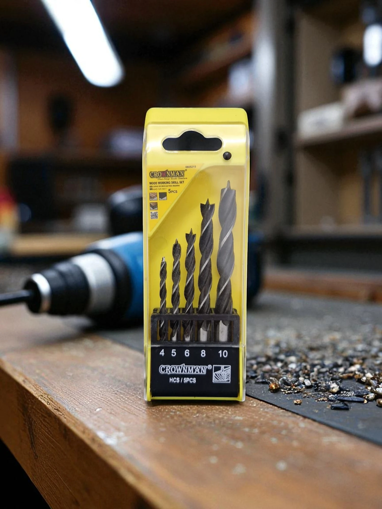 Matkap Ucu Burunlu Ahşap 4.0-10mm 5 Parça