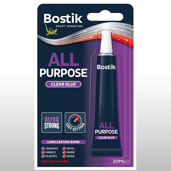 Bostik Clear Adh. Şeffaf Yapıştırıcı 20ml Tüp