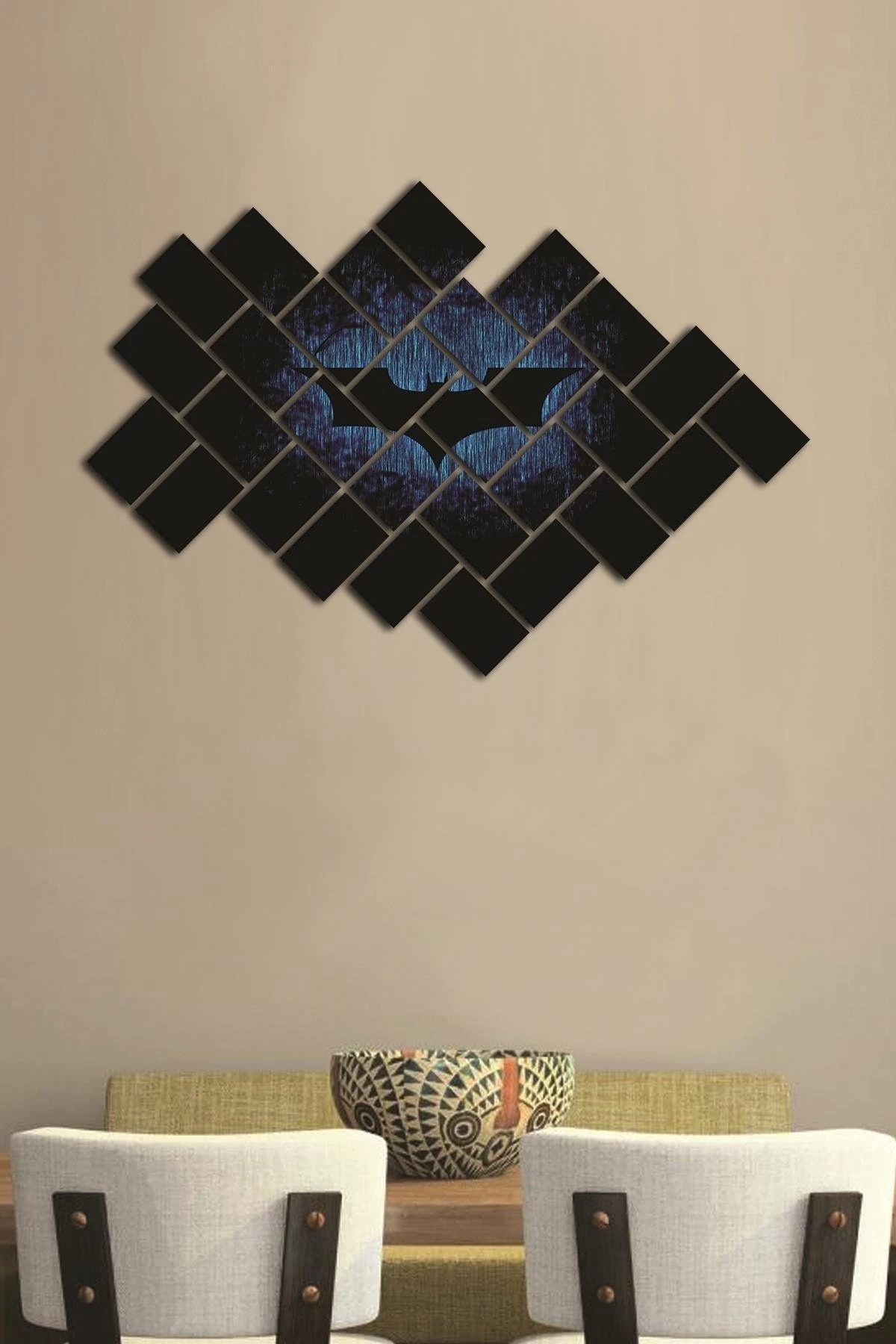 Tablo Puzzle 30 Parça Batman 90x75cm Bantlı