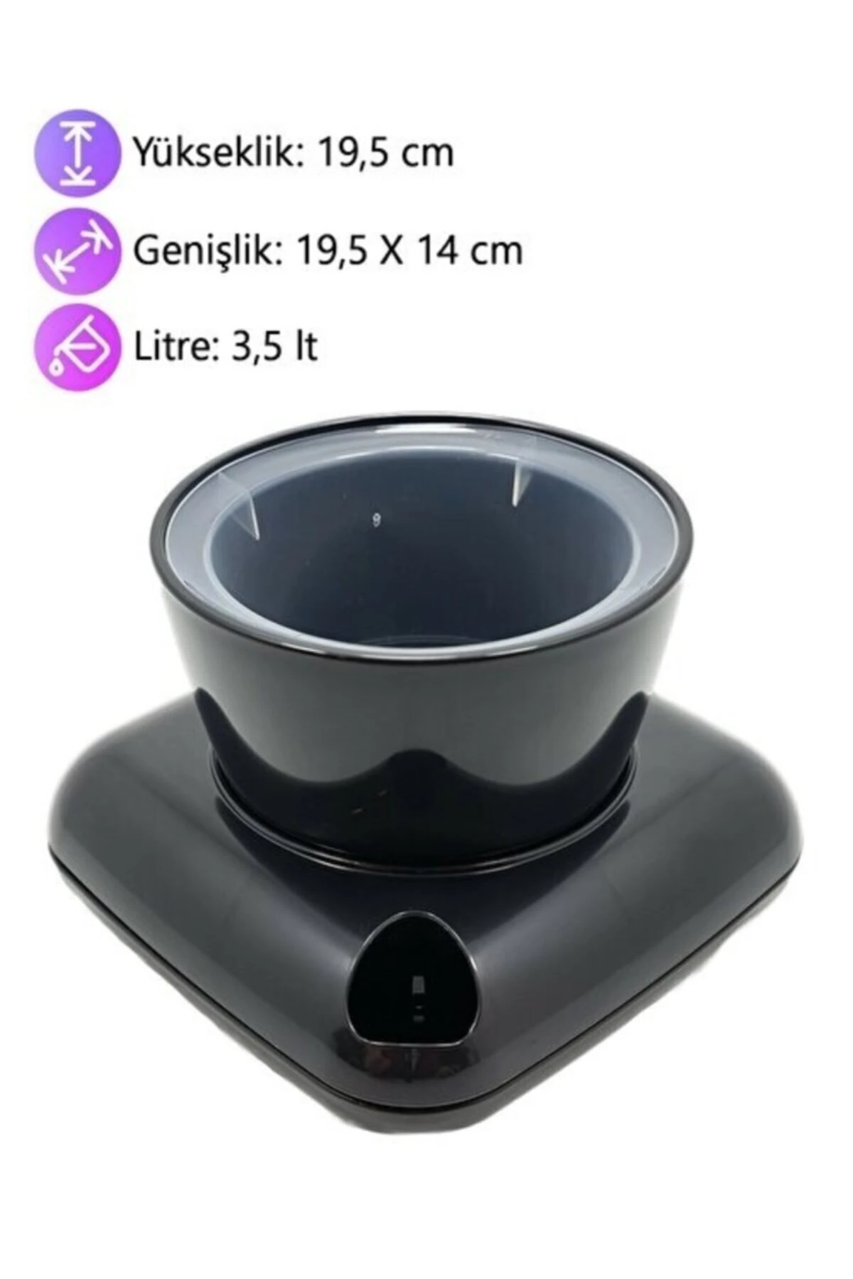 Gala Saksı 3,5Lt Kahve