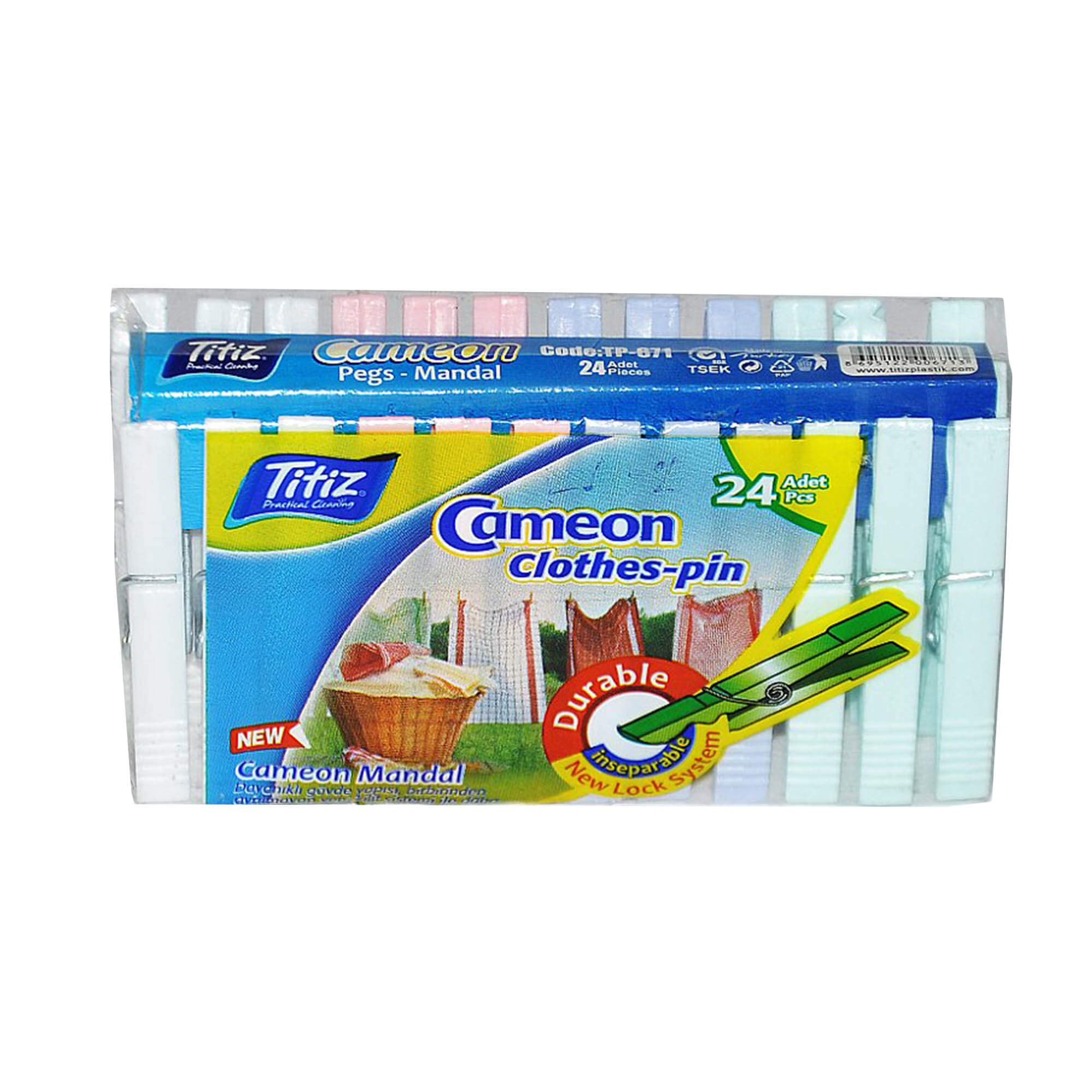 Titiz Cameon Çamaşır Mandalı 24lü