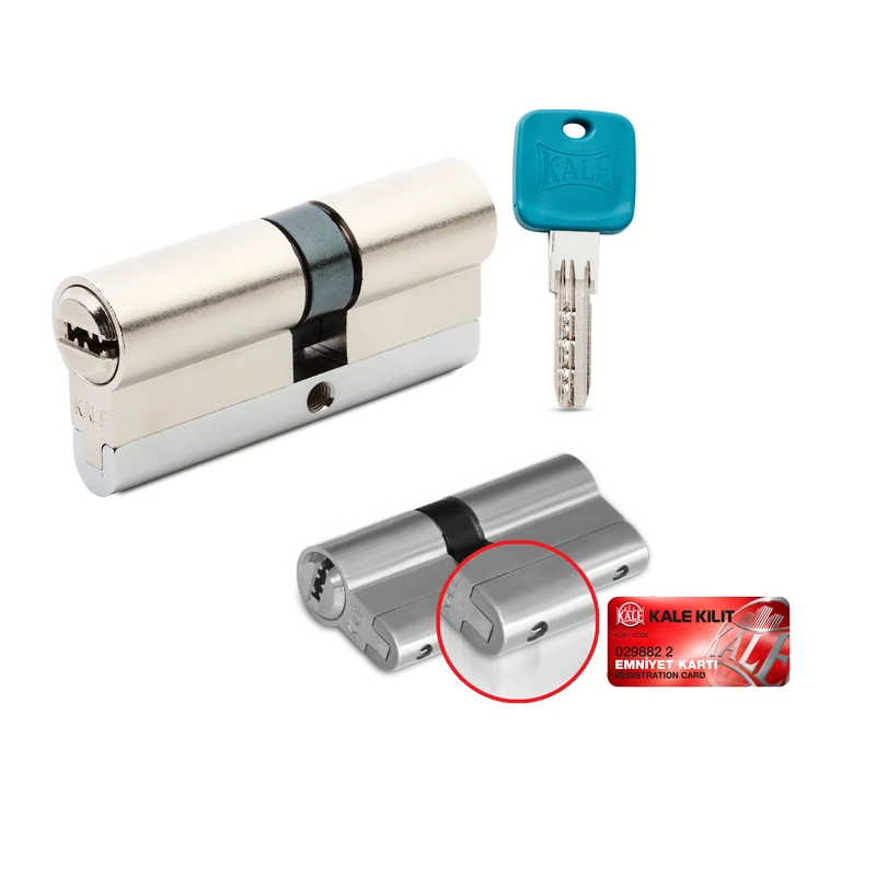 Yüksek Güvenlikli Silindir Çelik Pimli 68mm Kartlı Saten 