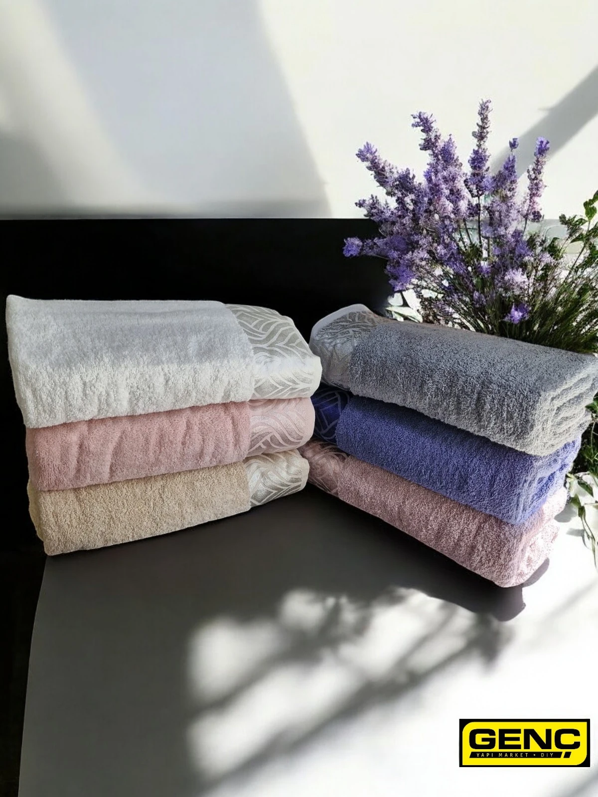 Banyo Havlusu Arden Battal 6'lı 100x150cm