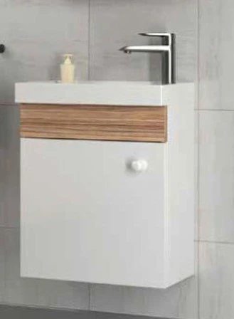 Elmas Banyo Dolabı Alt Modül Beyaz  50cm