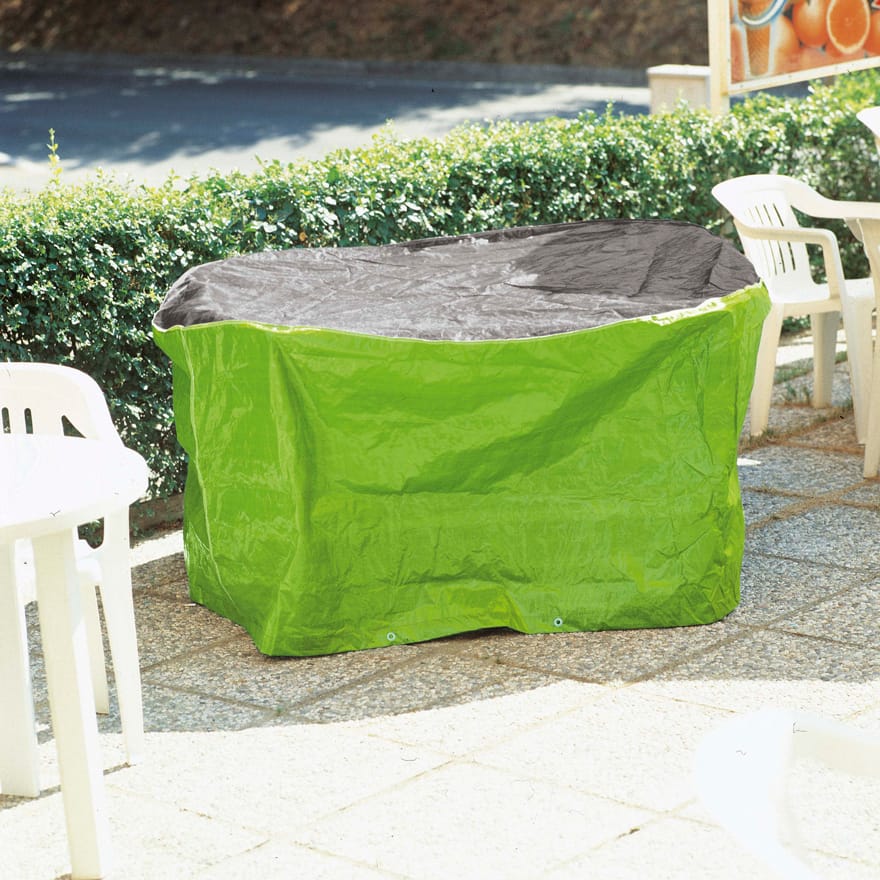 Mobilya Örtüsü Yuvarlak Siyah 165x80cm