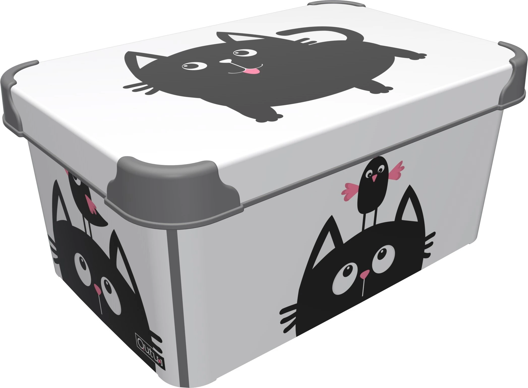 SAKLAMA KUTUSU STYLE BOX MEOW BLACK 5 L