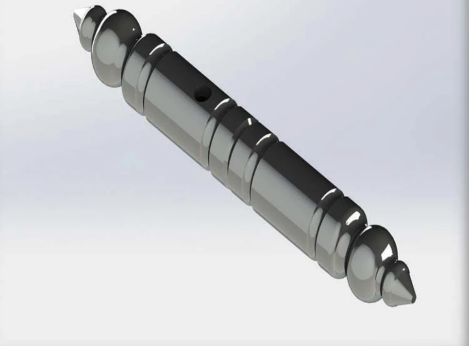 Mil Menteşe Bilyalı Ferforje 24mm