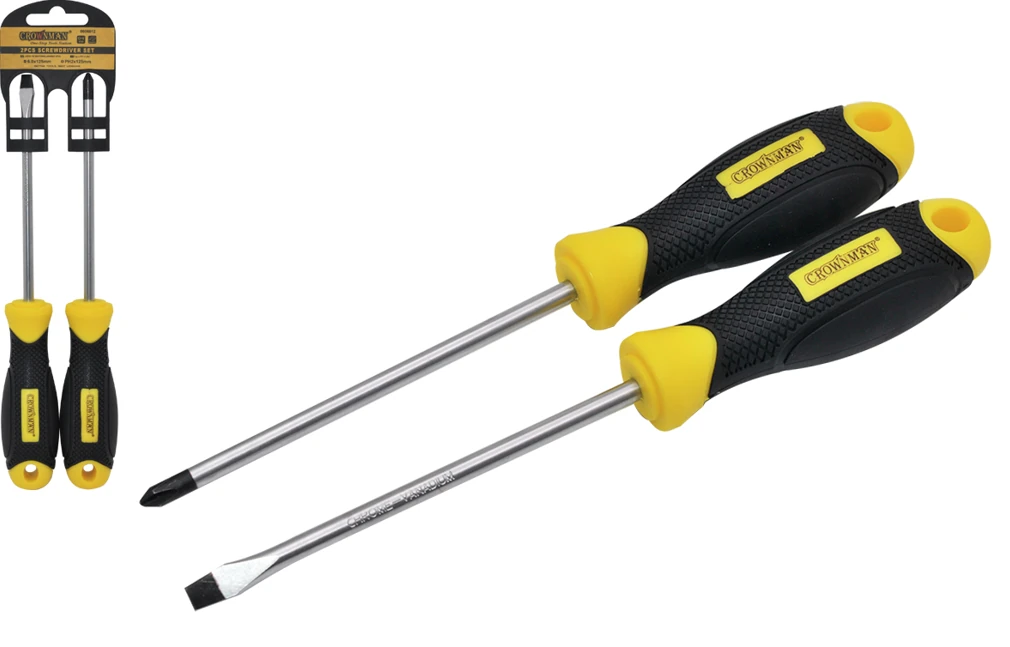Tornavida 2'li Set Düz 6.0x125mm - PH2x125mm