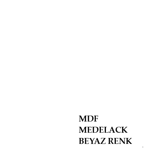 MDF MEDELACK 2100*2800*2.7 Beyaz