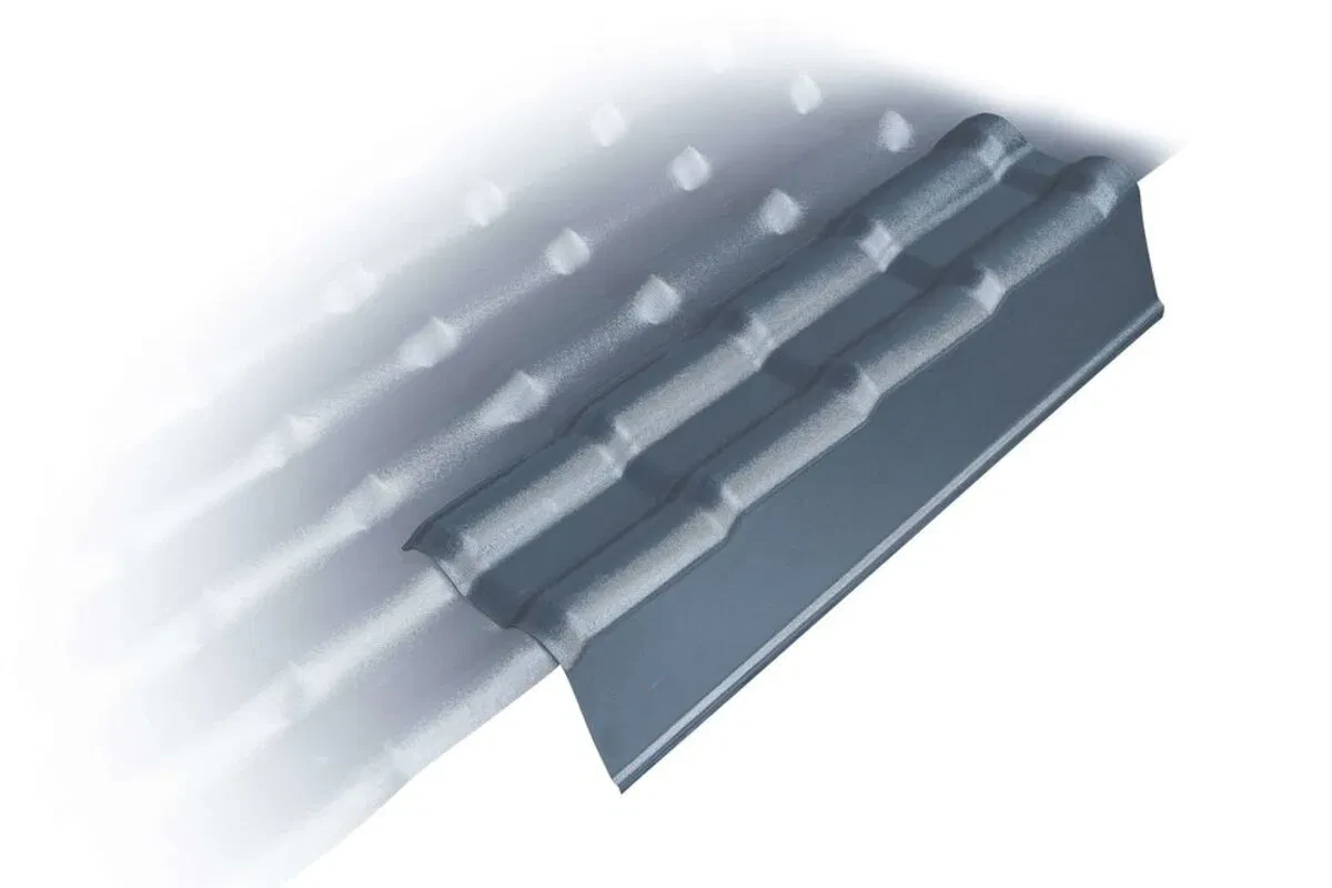 Kiremit Ön Saçak Kapama Mahya ECR Gri Renk