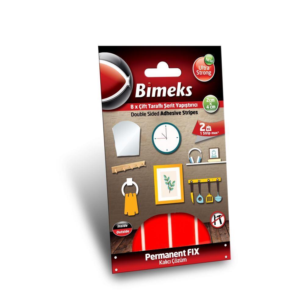 Perm. fix Ç. Taraflı Şerit Yapıştırıcı 2x4cm 8li