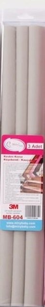 Çocuk Köşe Koruyucu Kauçuk Jumbo Gri