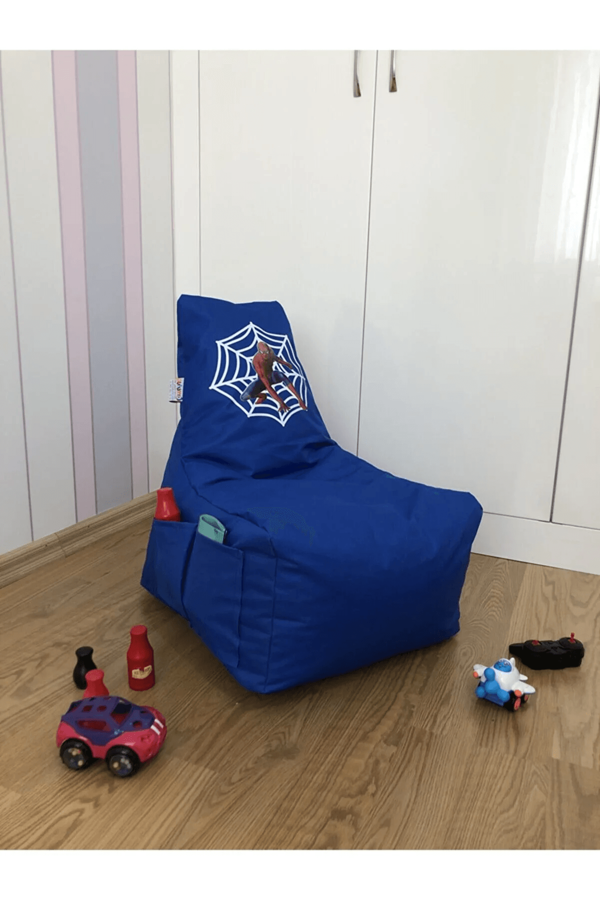 Armut Koltuk Spiderman Mavi