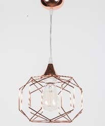 Sıento Teklı Sarkıt Avize Bakır