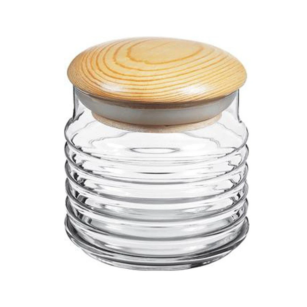 Babylon Ahşap Kapaklı Kavanoz 630cc