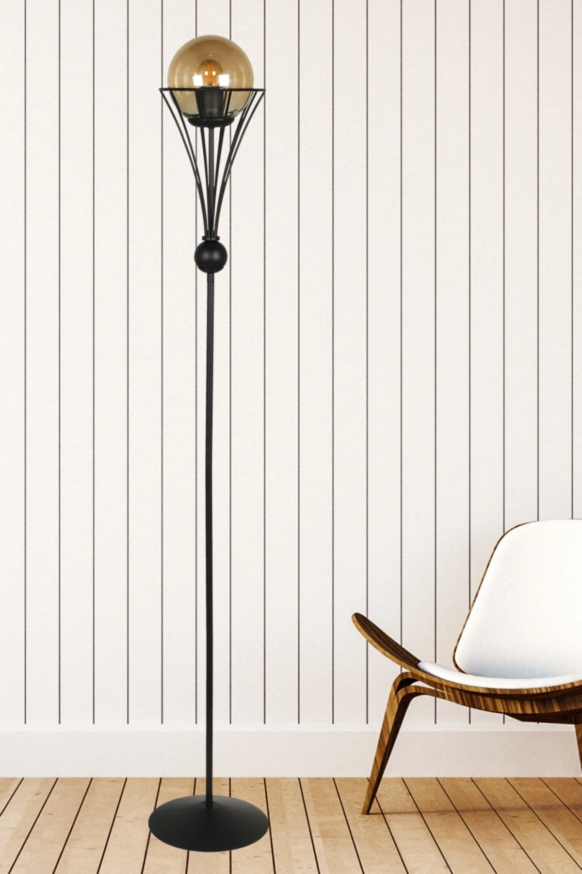 Lambader Ayarlanabilir Lapis Siyah Bal Cam