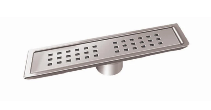 Duş Kanalı 40cm 360 Dönerli Yatay Çıkış Ø50mm Krom