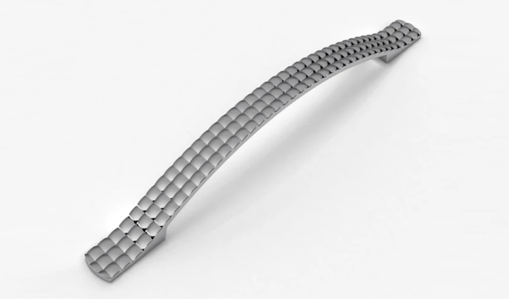 Kulp Timsah 128mm Krom